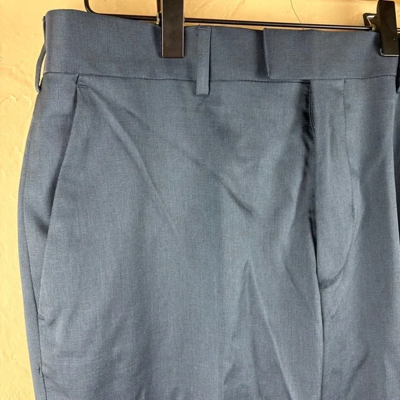 NWT Perry Ellis Portfolio Men's Blue Dress Pants size 34 x 29 - Picture 4 of 9
